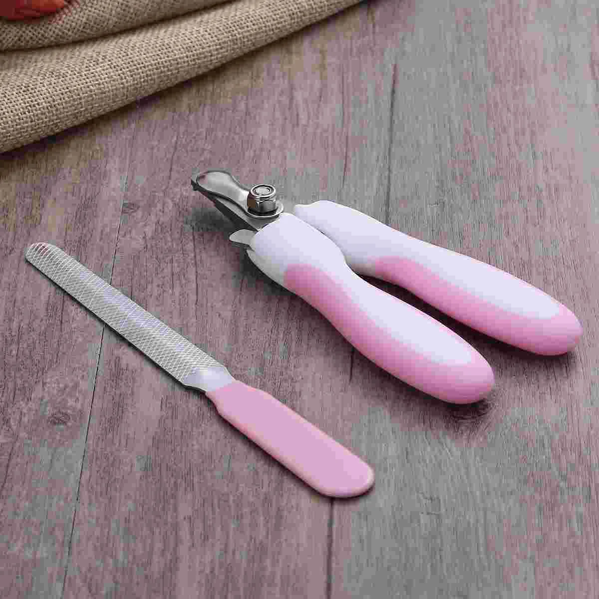 Professional Pet Nail Clippers for Dog Cat Razor Blades for Small Pet (Pink) pet grooming tool nail trimmer for dog