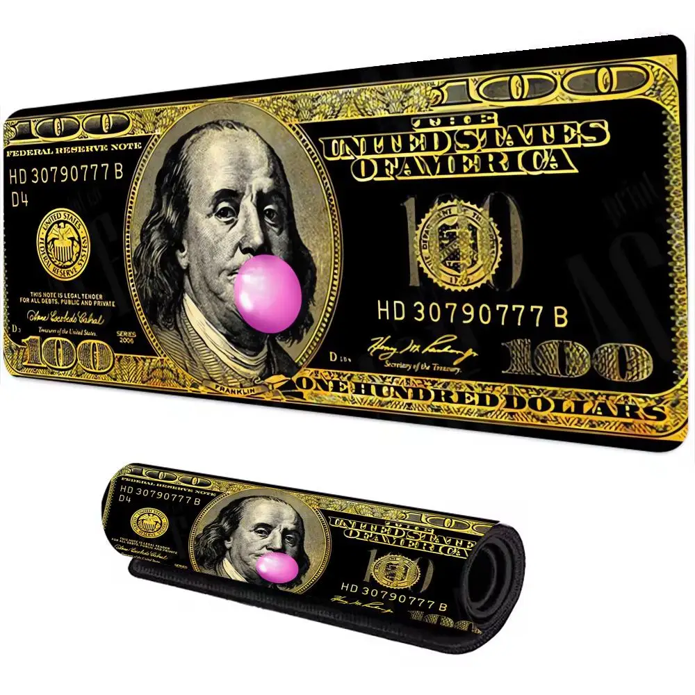 

Hot Sell Dollar Mouse Pad Gamer Desk Accessories Office Gaming Pc Cushion Mat Mausepad Anime Computer Table Large Mats Setup Rug