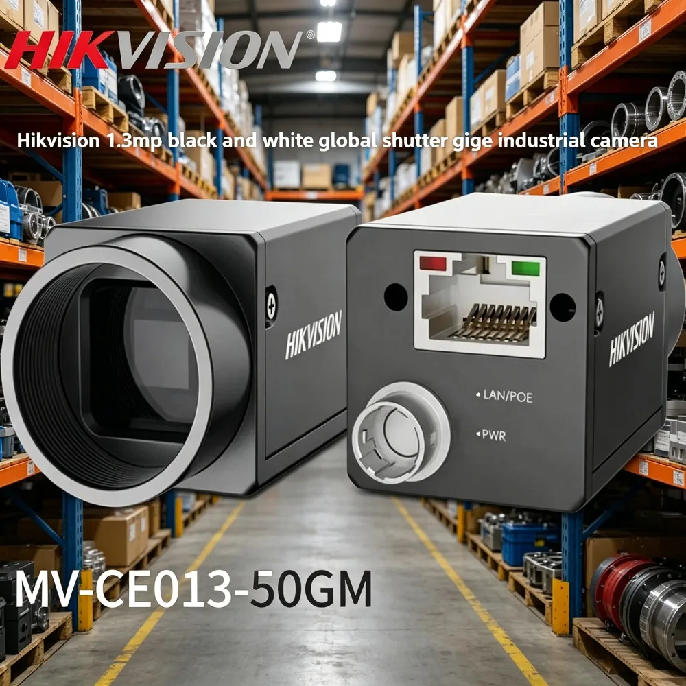 Hikrobot MV-CE013-50GM Industrial Camera 1.3MP Global Shutter GigE Monochrome Industrial Vision Camera