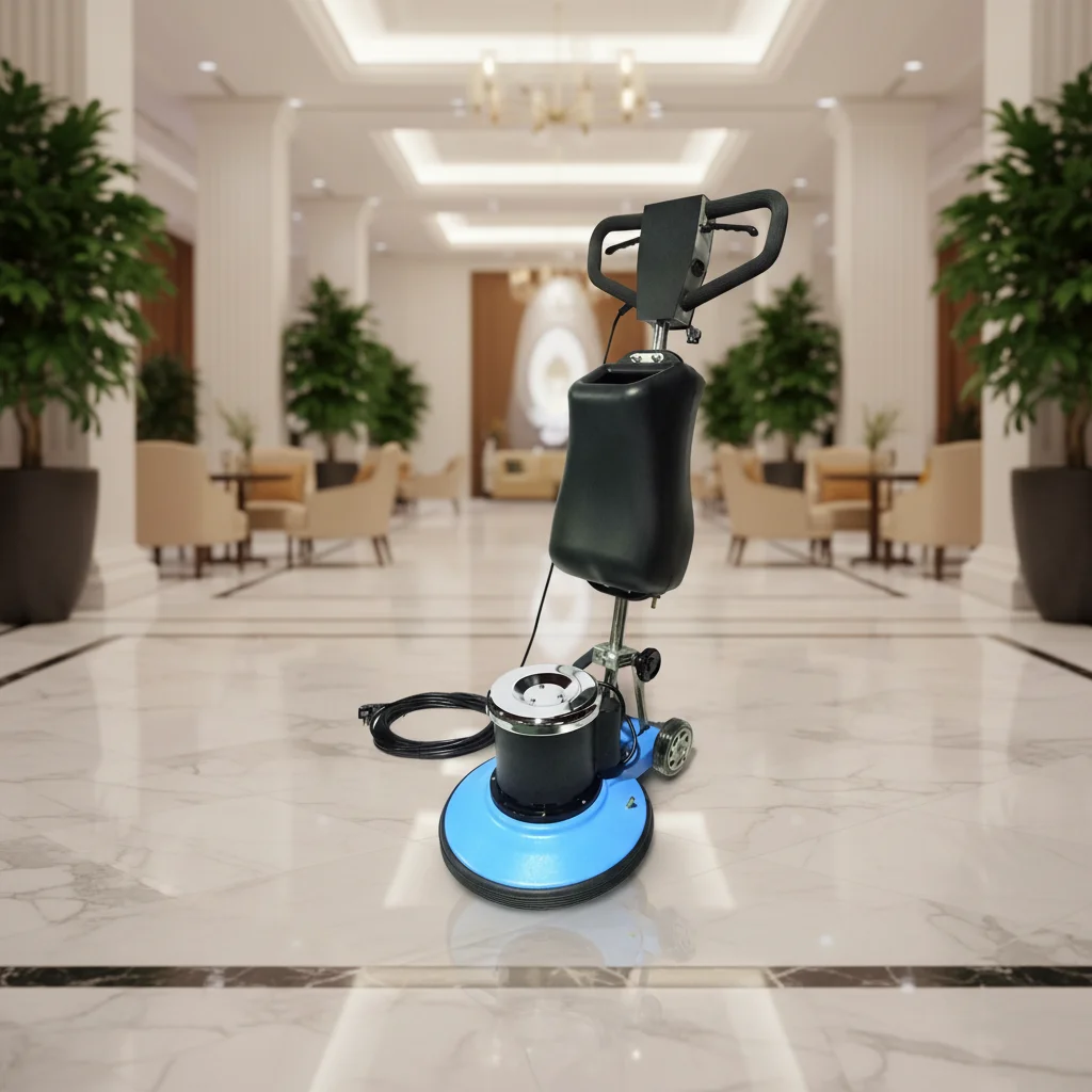 Best Selling 17-Inch Single Disc Manual Electric Floor Polisher 1100W Marble Stone Polishing Machine 12M Cable 175 Cleaning
