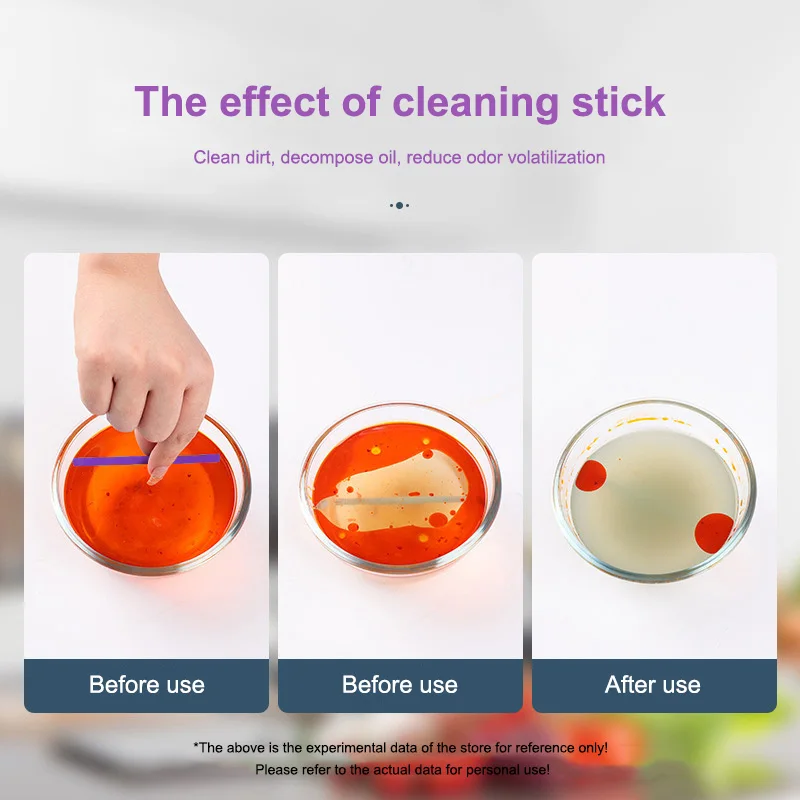 12/set Kitchen Oil Decontamination Sticks Toilet Bathtub Drain Cleaner Sewer Cleaning Rod Convenient Kitchen Tools Accessories