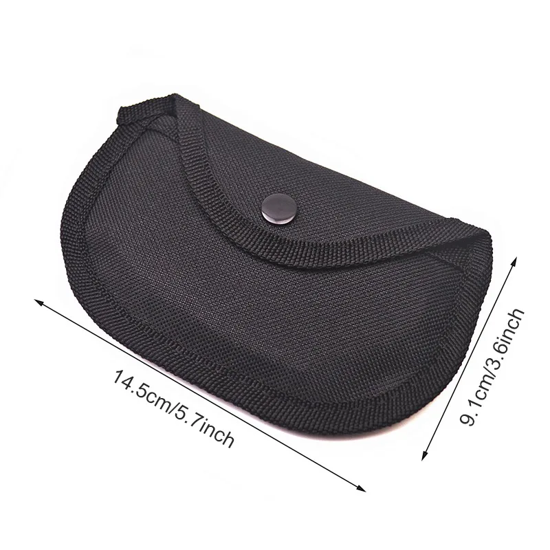 2/4Pcs Waist Pouch Finger Tiger Protection Bag Iron Four-finger Cloth Cover Shockproof Soft Lining Fist Ring Hanging Buckle Bag