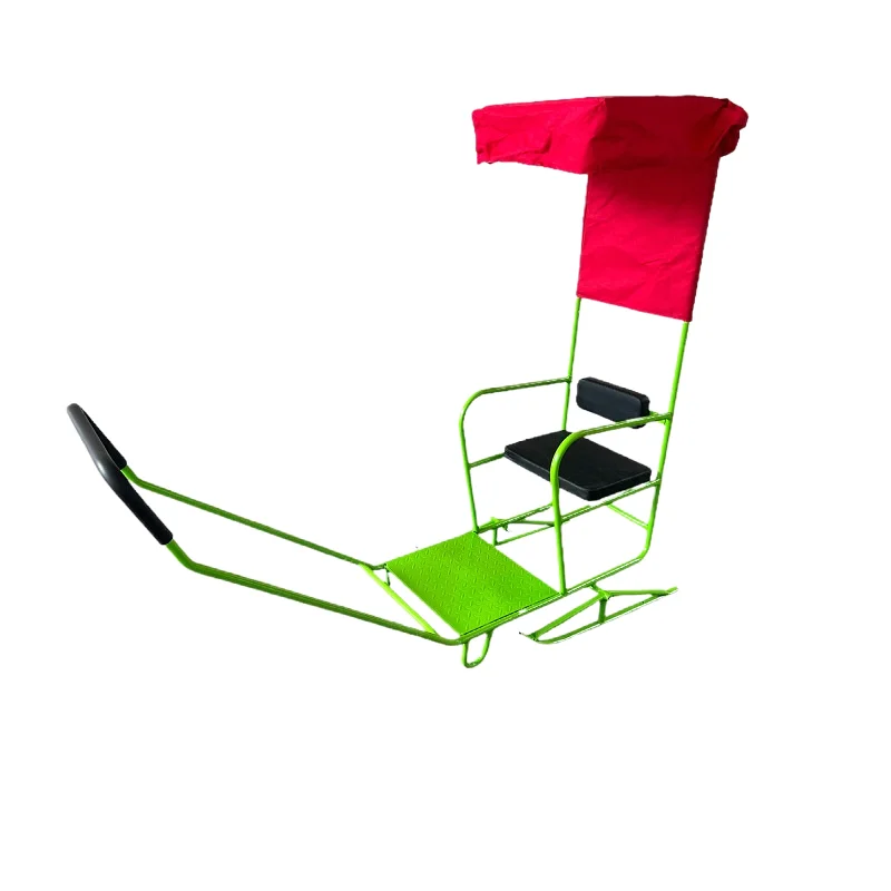 Snow-capped Raspers snowmobile sledges, multi-purpose winter sports gear for skiing and snow carving