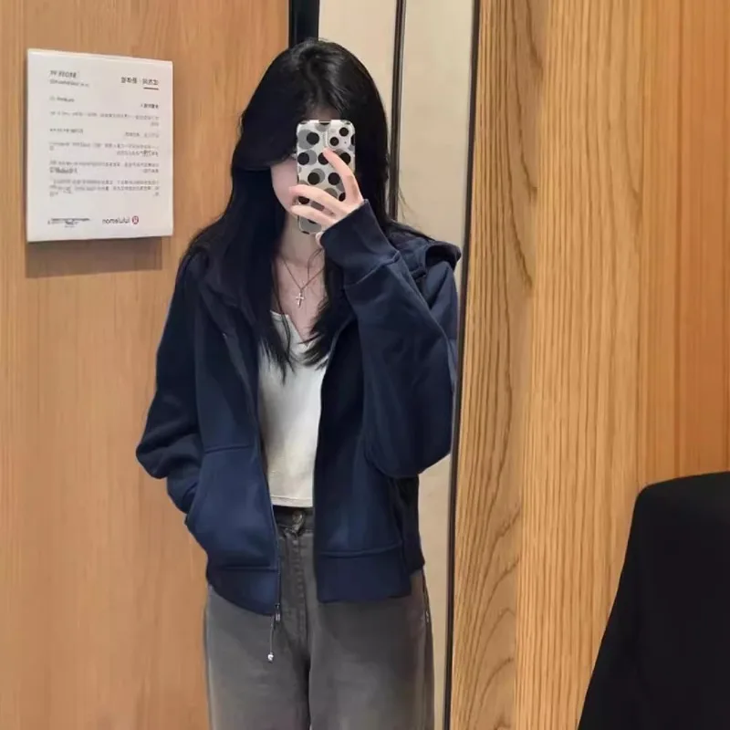 

Short hoodie jacket for men and women autumn and winter