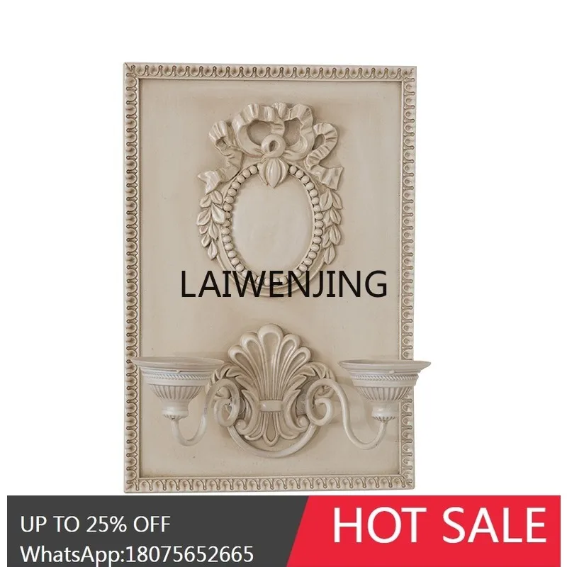 

MJY bow wall candle holder wall decoration wall candle holder retro decoration