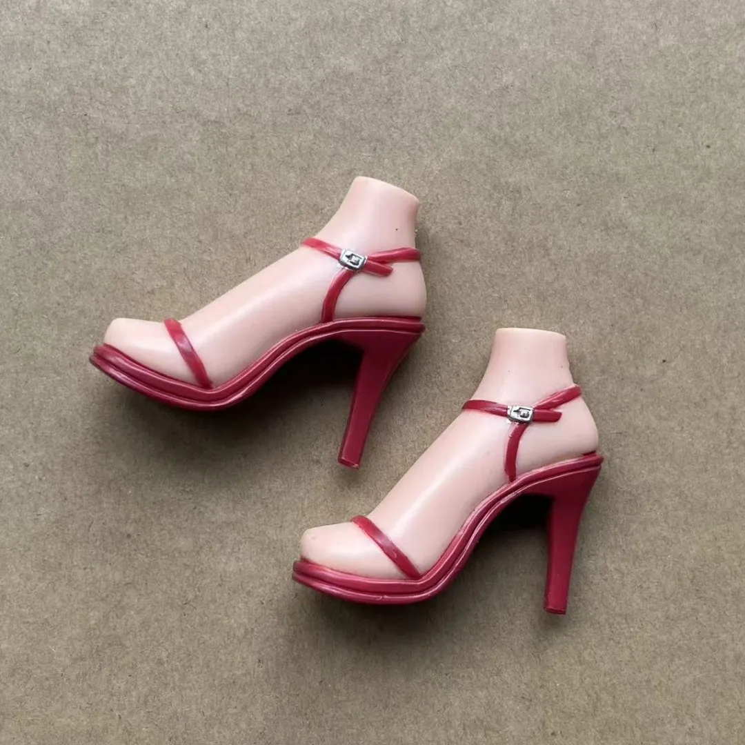 Klassische Tanzpuppe mit dicken High-Heel-Schuhen, Sneakers, bunte Puppenteile, neuartige Dekorationen, Mädchenspielzeug, Geschenk – Detail 7