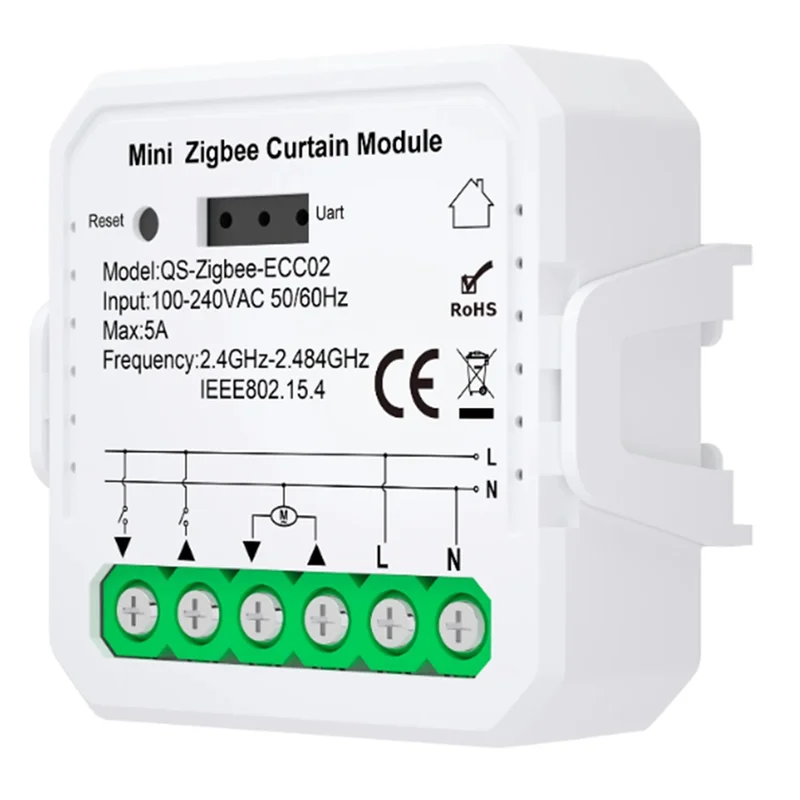 B04B-Tuya Zigbee Modulo Tenda Apparecchio Intelligente Domestico Modulo Tenda Cellulare APP Controllo Remoto Per Alexa Casa