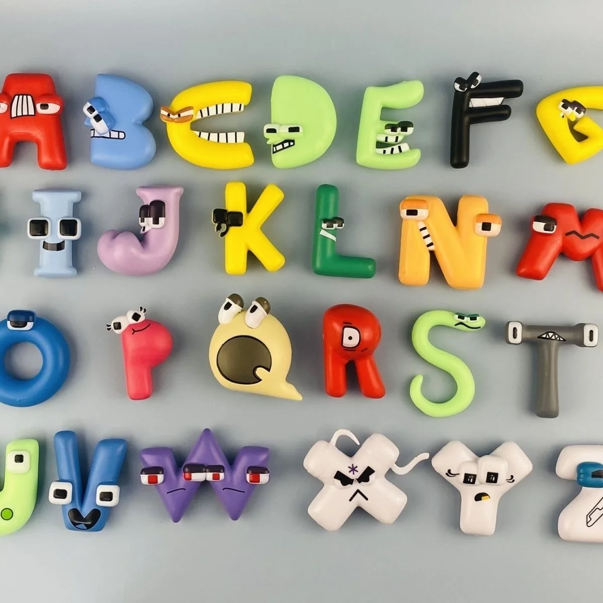 26pcs Alphabet Lore Toys A-Z English Letter Doll Model ornaments Toys For Kids Children Educational Christmas Gifts Puzzle Play