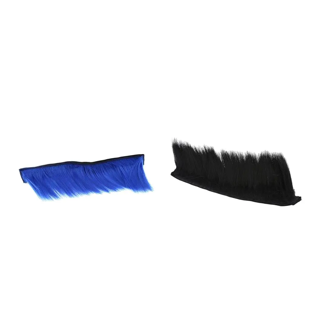 Helmet Mohawk Wig Detachable Costumes Hair Mohawk for Motorcycle Helmet Funny Look for Festivals and Rides