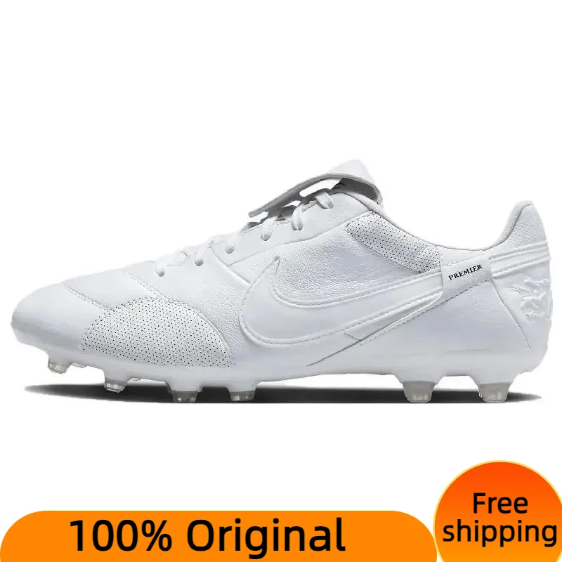 Nike Premier 3 Triple White Sneakers shoes AT5889-100 With Original Box