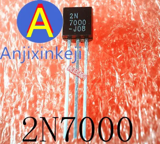 10pcs 100% orginal new 2N7000 7000 TO-92