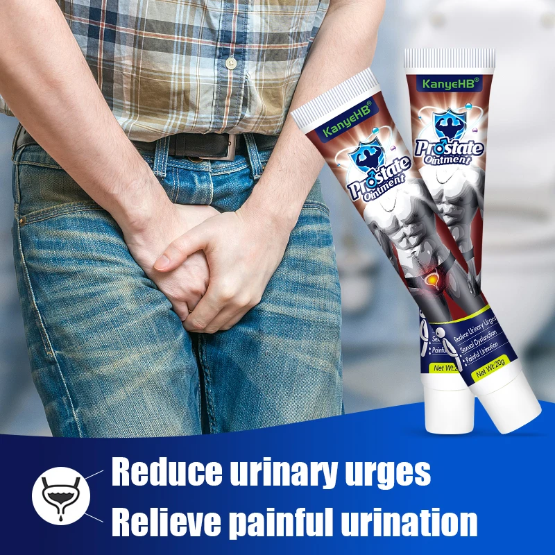 1Pcs Prostatitis Treatment Ointment Prostatic Plaster Urethritis Recovery Cream Man Urological Prostate Funtion Health Care G014