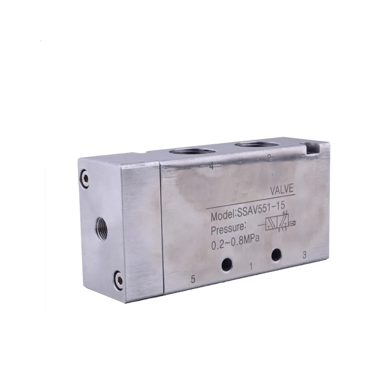 

Manufacturer's Stainless Steel 316 Pneumatic Air Control Directional Solenoid Valve High Temperature Gas Media