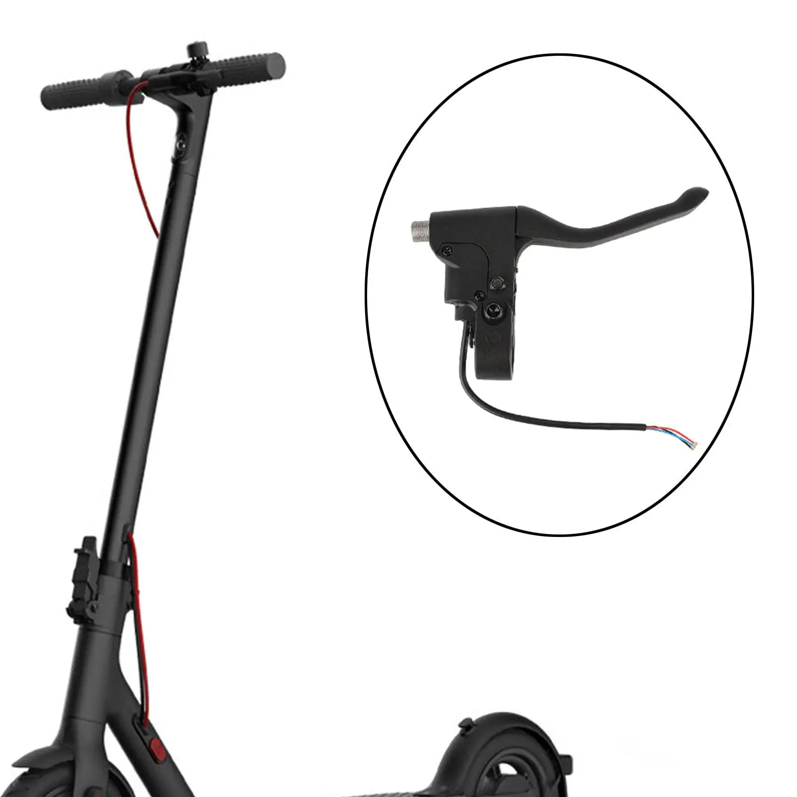 اليسار الفرامل رافعة الفرامل مقبض رافعة سكوتر الكبح مكون سكوتر الفرامل مقبض ل ناينبوت ماكس G30P لوازم استبدال مباشرة