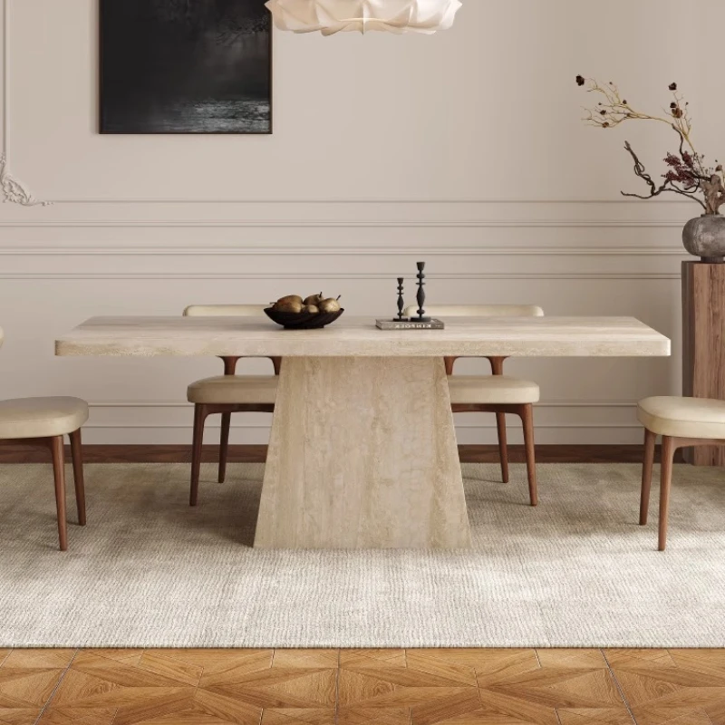 

Luxury French Dining Table Modern Simple Designer Comfortable Adult Table High Quality Unusual Mesas De Jantar Home Furniture