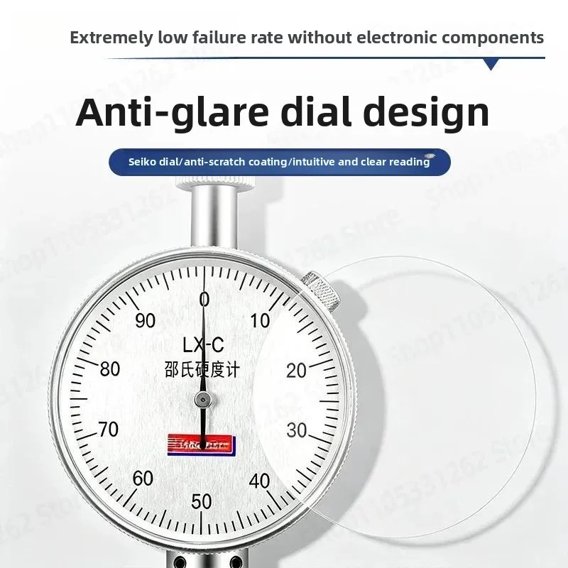 Hardness Tester LX-A Pointer Hardness Tester Rubber/silicone/plastic/sole/tire