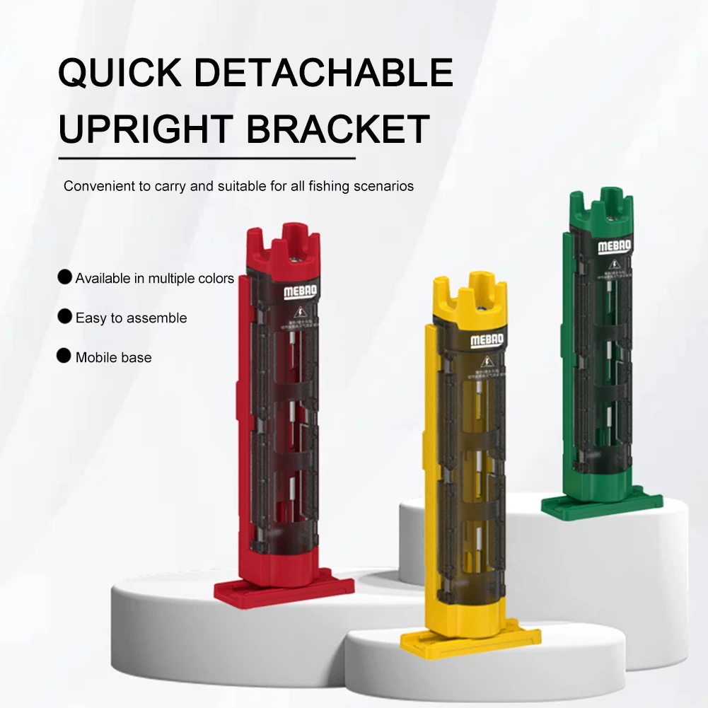 Angelrute Box Halter Tragbare Angeln Box Rack Abnehmbare Angelrute Display Halterung Bewegliche Basis Angeln Zubehör