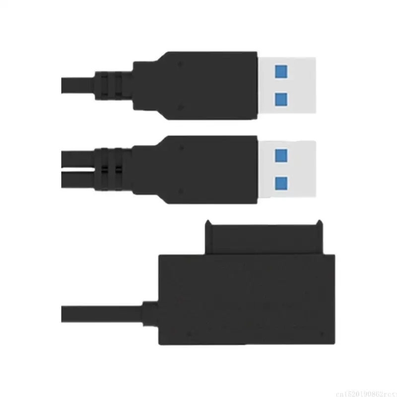 D5BB USB 2.0 Type C To 13Pin 6+7 13Pin Adapter Cable External USB2.0 Power Supply For Laptop Drive Converter Accessories