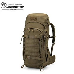 MARDINGTOP mochila de gran capacidad para hombre, mochila de senderismo de 50L con marco interno para acampar, Trekking, montañismo y Deportes