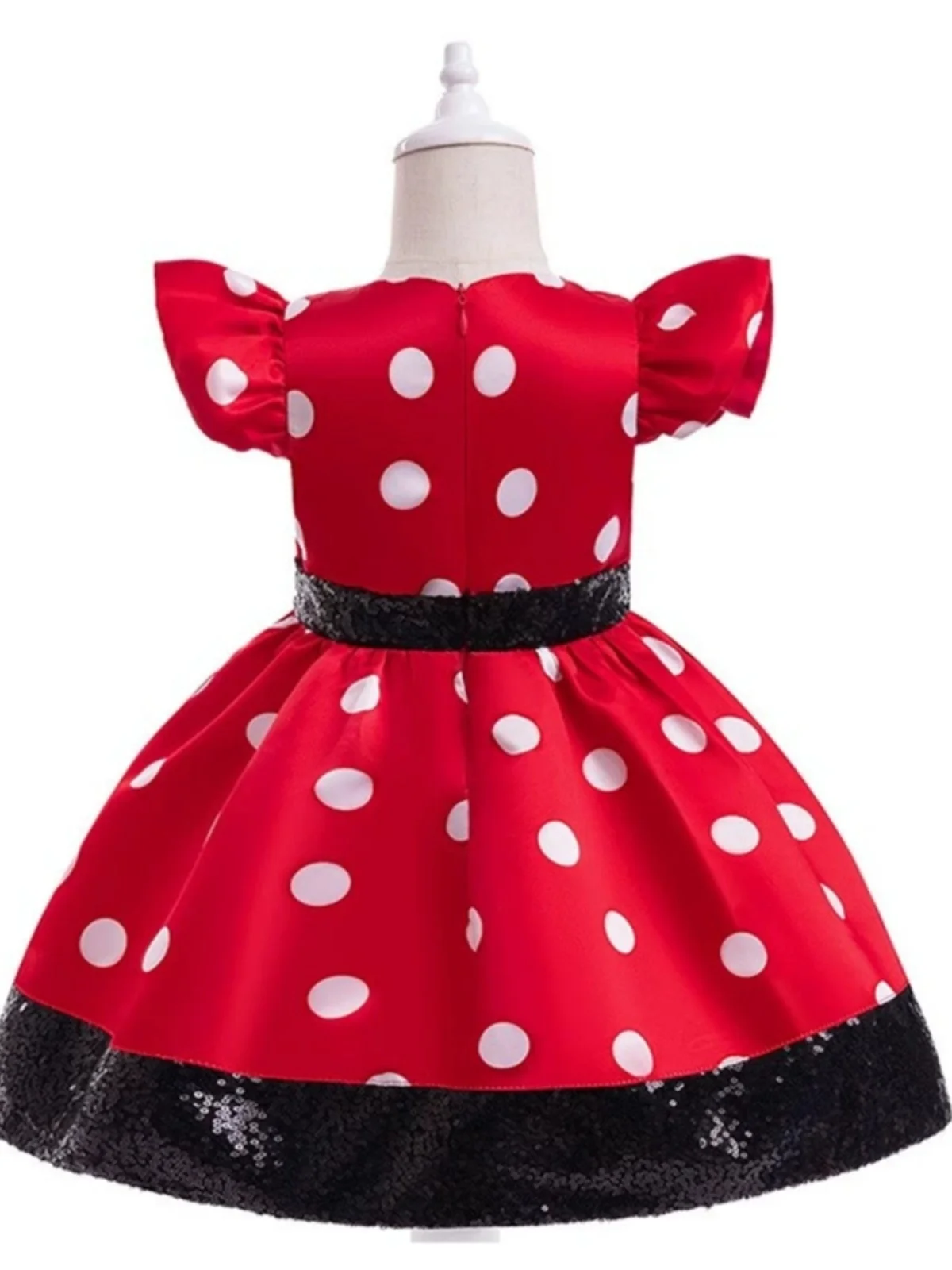 

Хэллоуин Косплей Мини Минни для мальчиков и девочек, детский комбинезон, костюм для пар, комплект футболок на день рождения, полиэстер