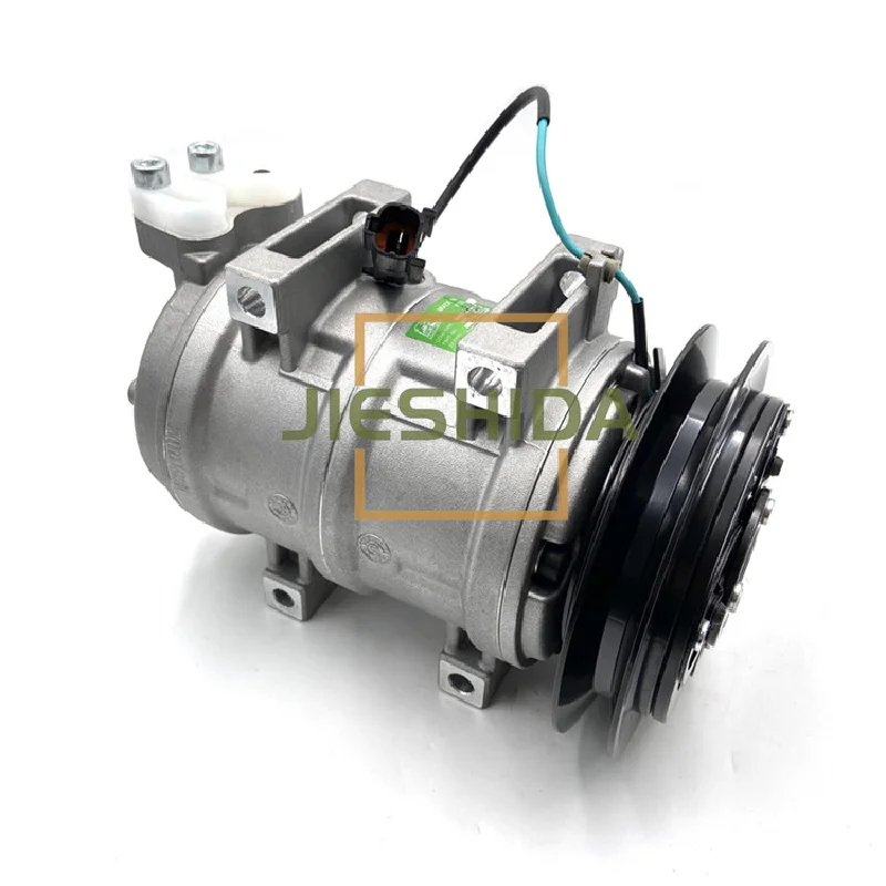 For Hitachi EX200 EX210 EX240 EX250 EX330-3 Electronic Injection Air Conditioning Compresso Air Conditioning Pump Excavator