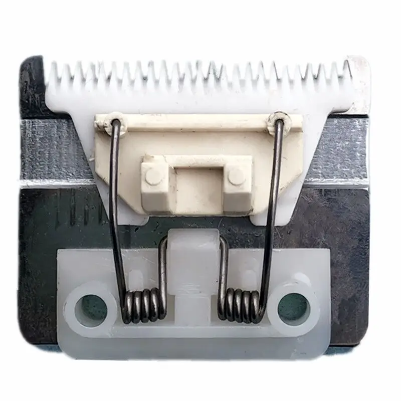 Ceramic thread shearing machine blade automatic oil supply double head thread shearingwool machine knife thread suction