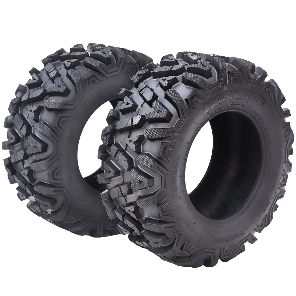 2Pcs ATV/UTV Tires Sand Off-Road Tires, AT26x9-14-6PR TL, All Terrain 20mm Tread Depth, ATV Tires, Tubeless