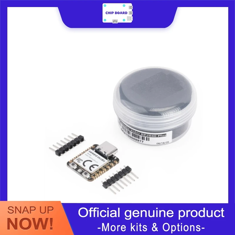 SeeedStudio XIAO RP2040 Plus Raspberry Pi RP2040 Dual Core ARM Board with 15 GPIO Battery