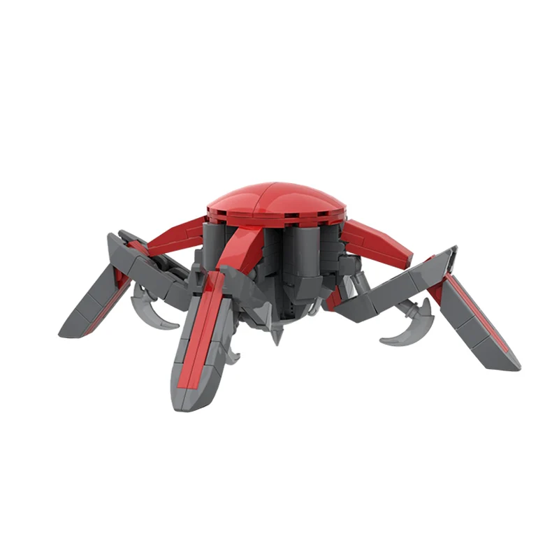 Mechanical Spider Drone Model MOC Building Bricks War Equipment Modular Technology Gifts Holiday Assemble Children Toys Suit