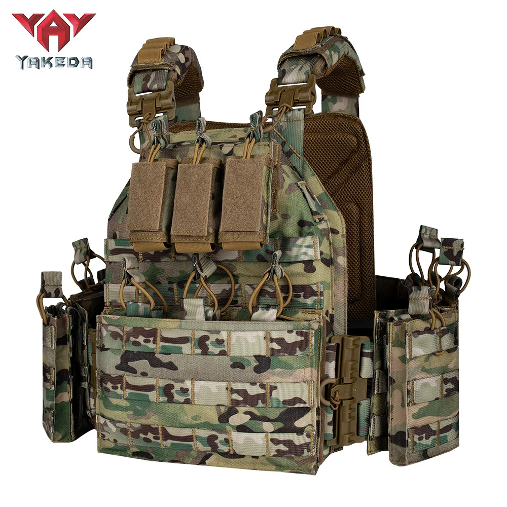 YAKEDA Outdoor Quick Dismantling Tactical Vest CS Training Equipment 6094