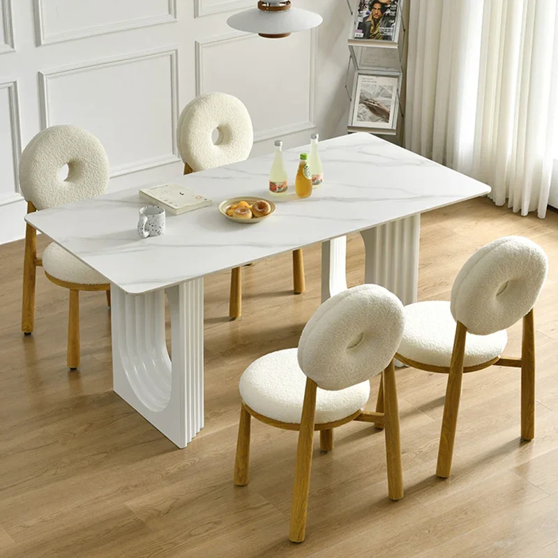 

Dinner Service Dining Table Set 4 Chair Dressing Dressing Side Table Coffee Multifunctional Files