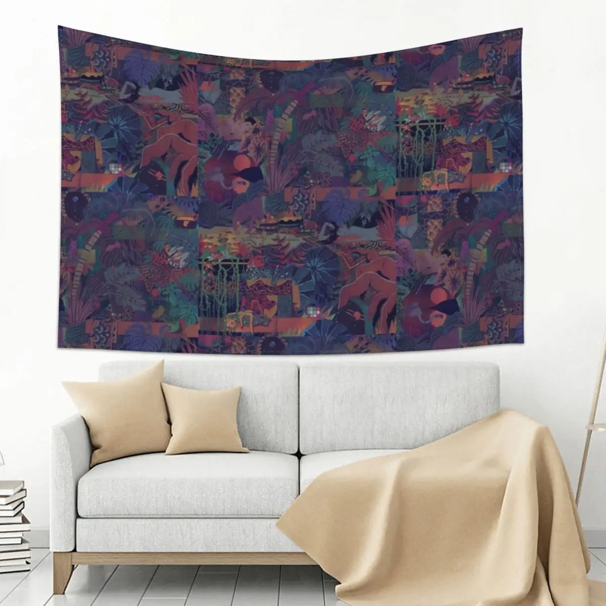 

Glass Animals Zaba Tapestry For Bedroom Aesthetic Room Decor Home Decor Accessories Tapestry