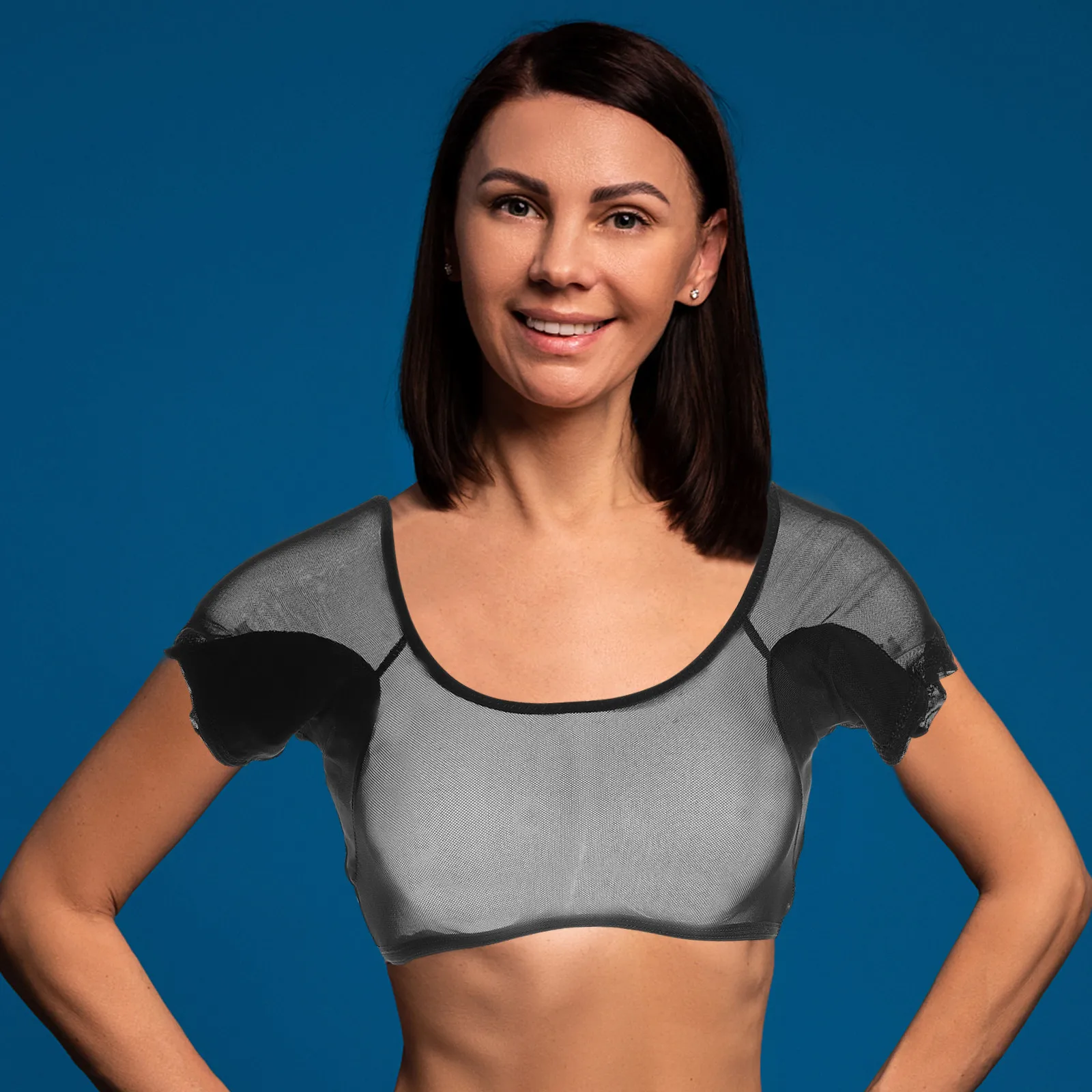 

Women Underarm Sweat Vest High Grade Skin-Friendly Breathable Washable Armpit Sweat Protector Shirt Vest for Summer Outdoor