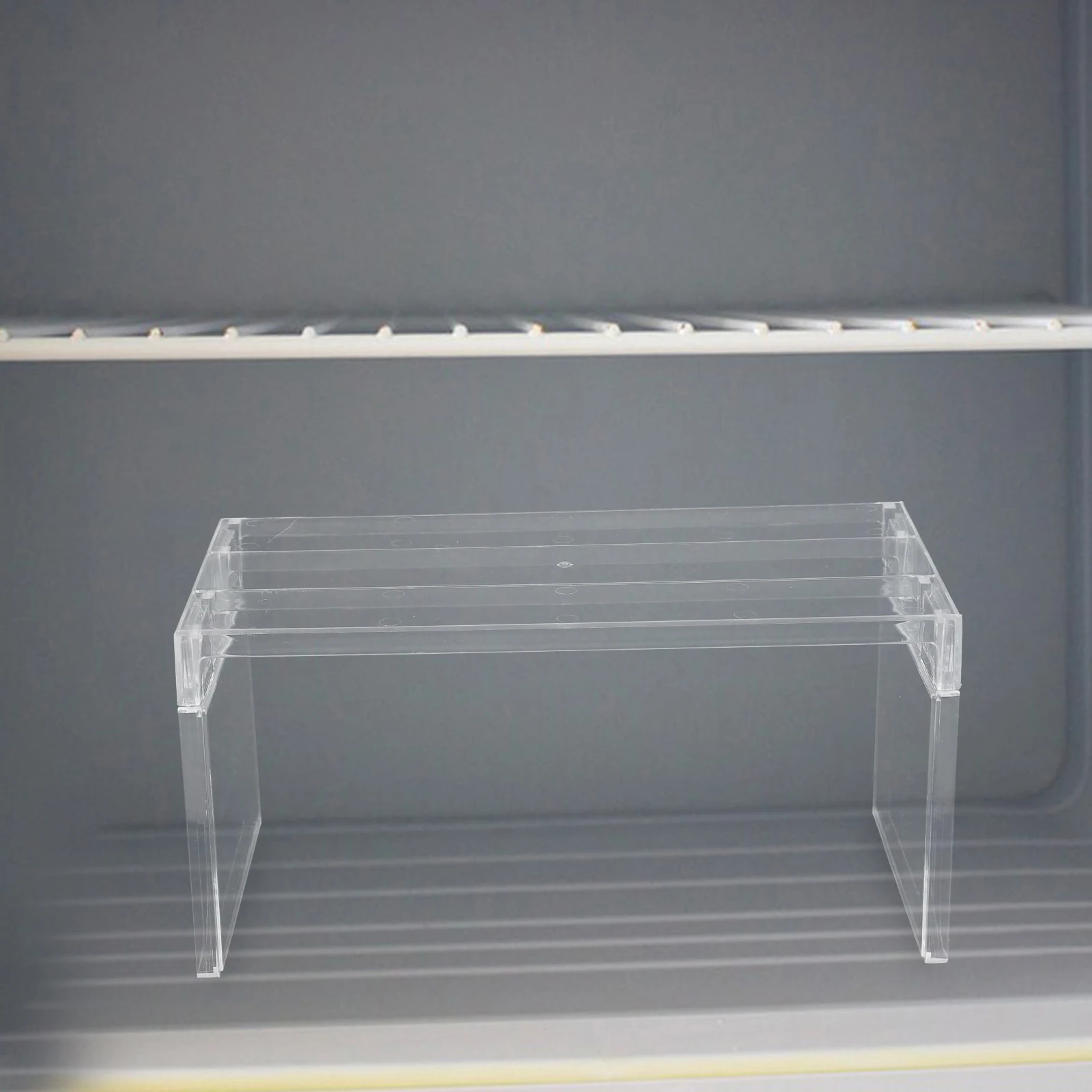 

Refrigerator Storage Rack Clear Shelf Separator Fridge Chest Freezer Dividers Kitchen Supplies Plastic Containers Organizer