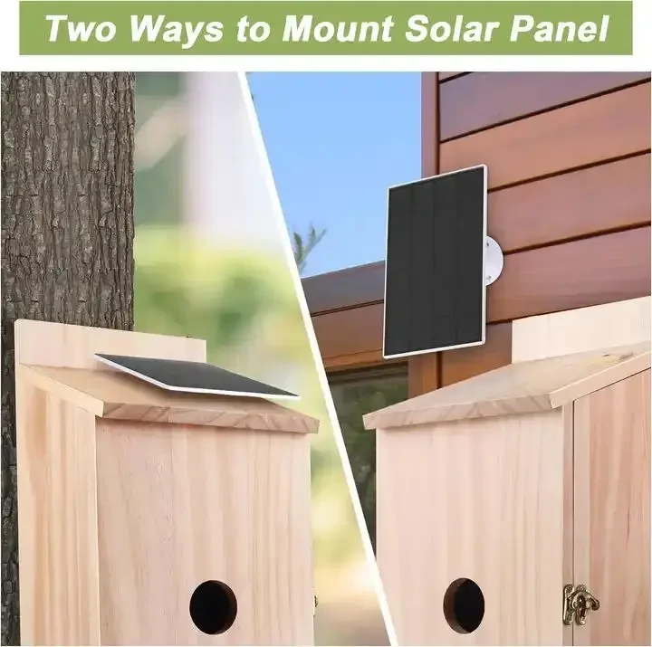 

z Manufacturer Wooden Smart Bird House with 1080P HD Camera Wireless