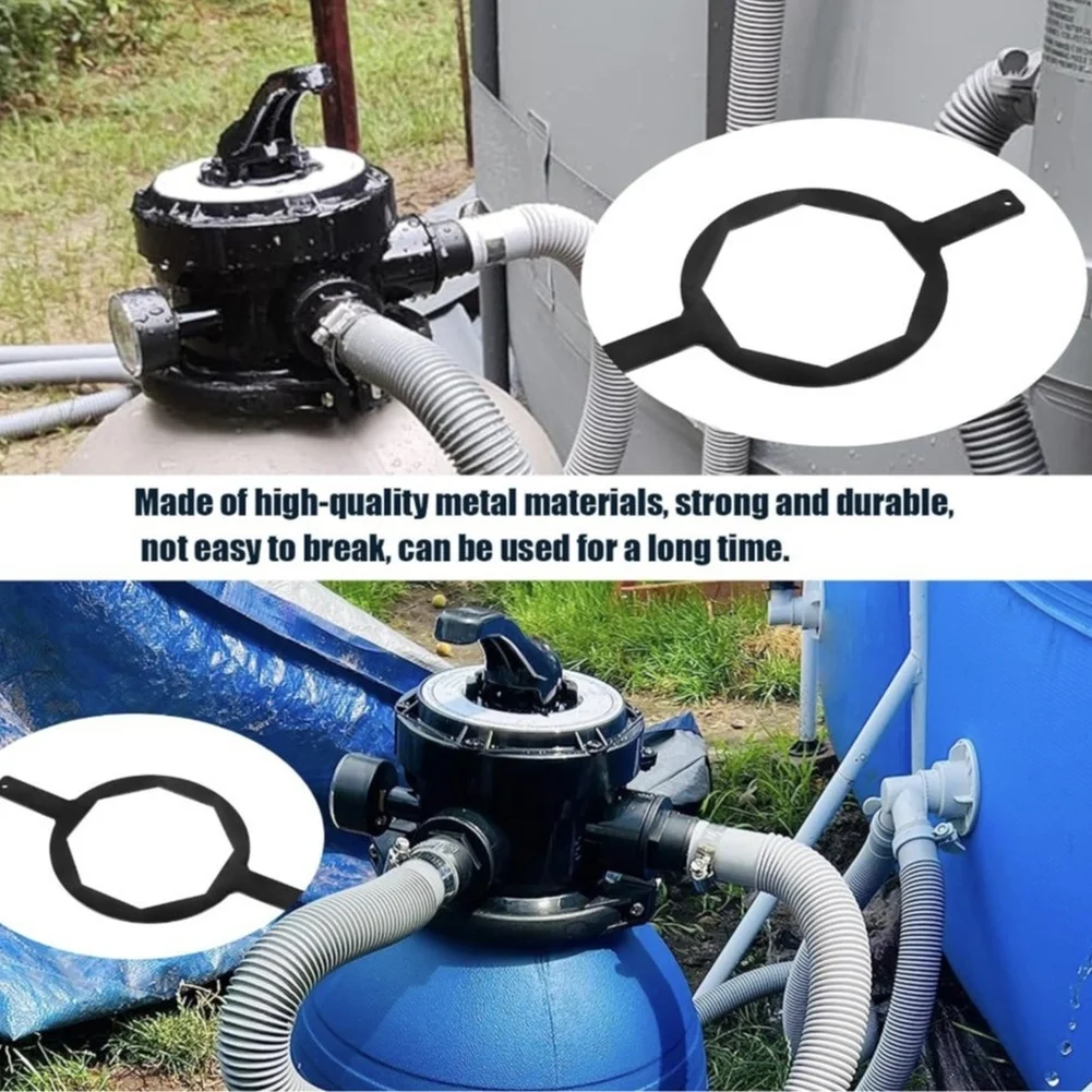 

Sand Seal Tool Metal Filter Wrench Pool Maintenance Ergonomic Grip Comfortable Handle Long Handle For Leverage