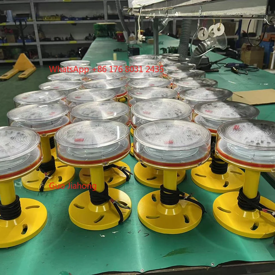 LED منخفضة الكثافة عائق الضوء أضواء حمراء لبرج الهوائي منطقة آمنة 32cd 120-240VAC/DC48V ICAO LIOL نوع عائق الضوء