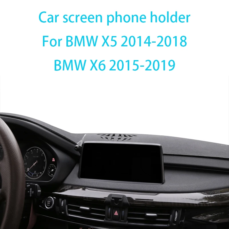 

Car Phone Holder Mount Wirless Charging Screen Fixed Magnetic Cell Phone Mount For Car For BMW X5 F15 2014-2018 X6 F16 2015-2019