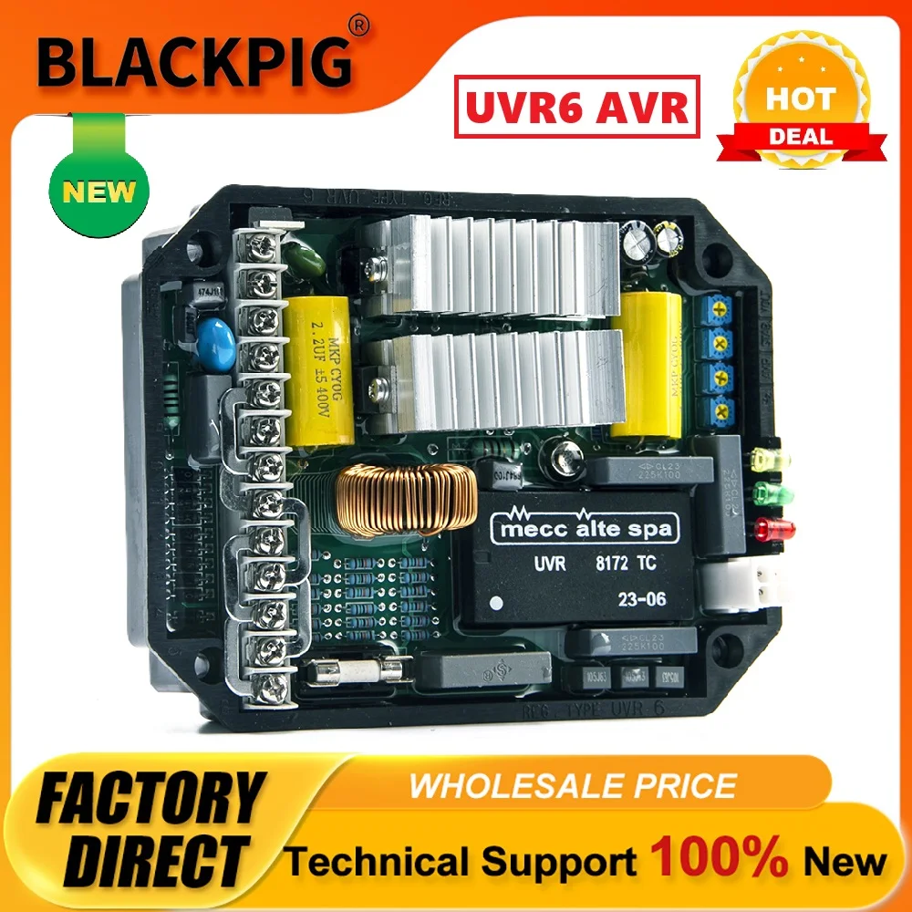 Direct Sale UVR6 AVR Mecc Alte Spa Generator Automatic Voltage Regulator Stabilizer Circuit Board For Alternator Generator Parts