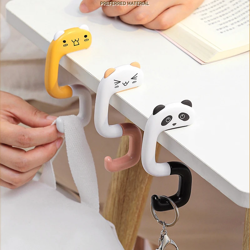 Portable Office Desk Side Hanging Organizer Hook