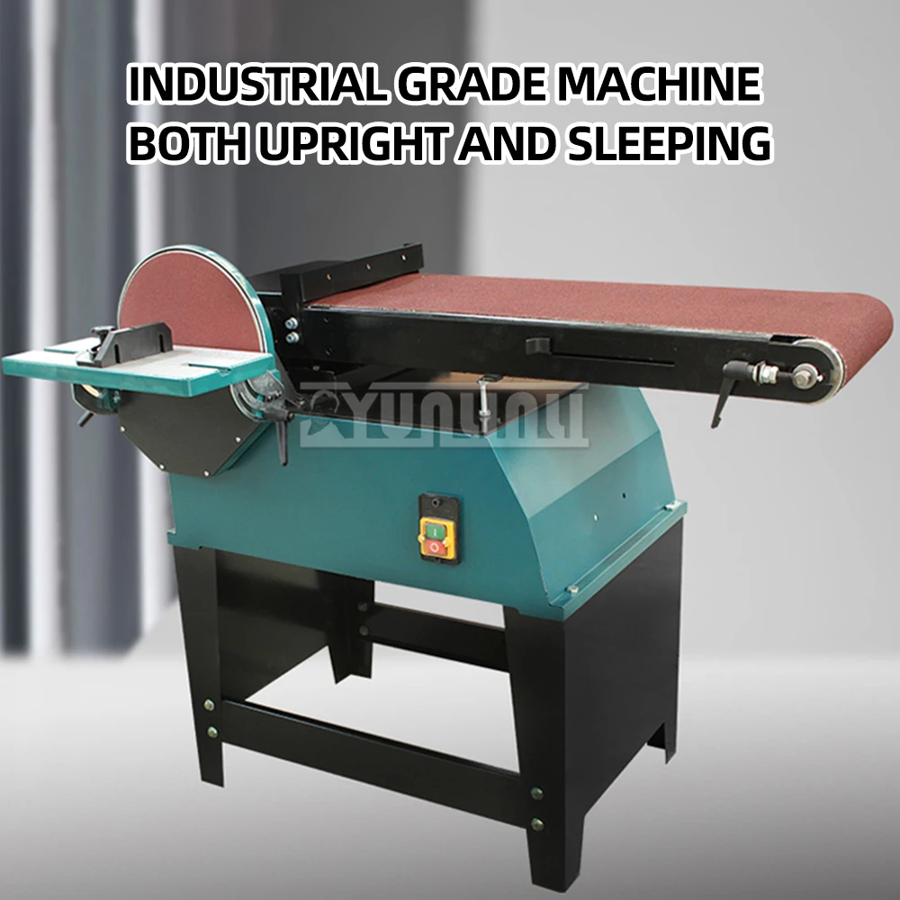 3000w Sanding Machine Woodworking Metal Belt Sander Desktop Polishing & Grinding Machine Vertical and Horizontal Sandpaper Tool