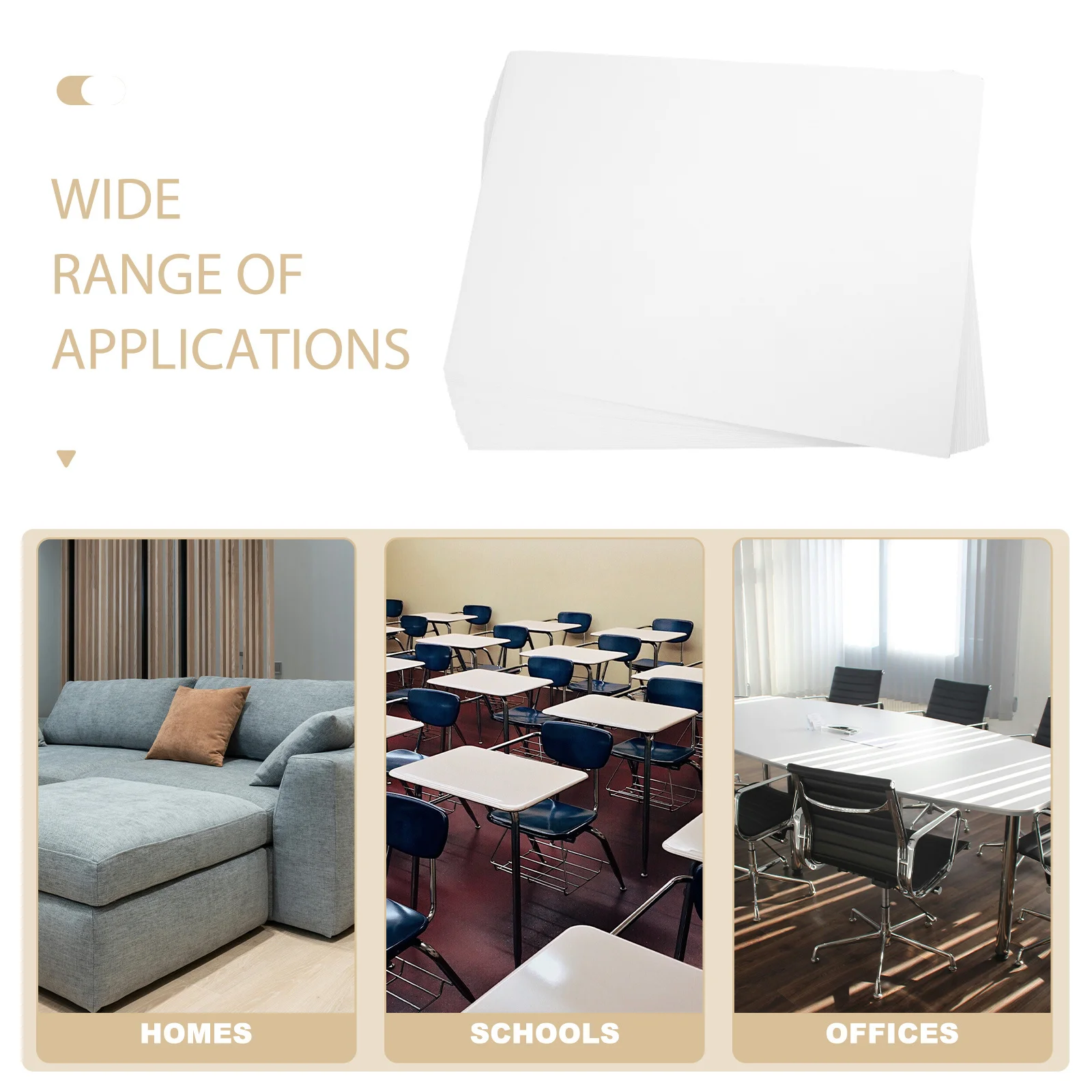 ورق لاصق فينيل قابل للطباعة، أوراق ملصقات ذاتية اللصق للطابعة، صور مكتبية، شحن بريدية شفافة #5