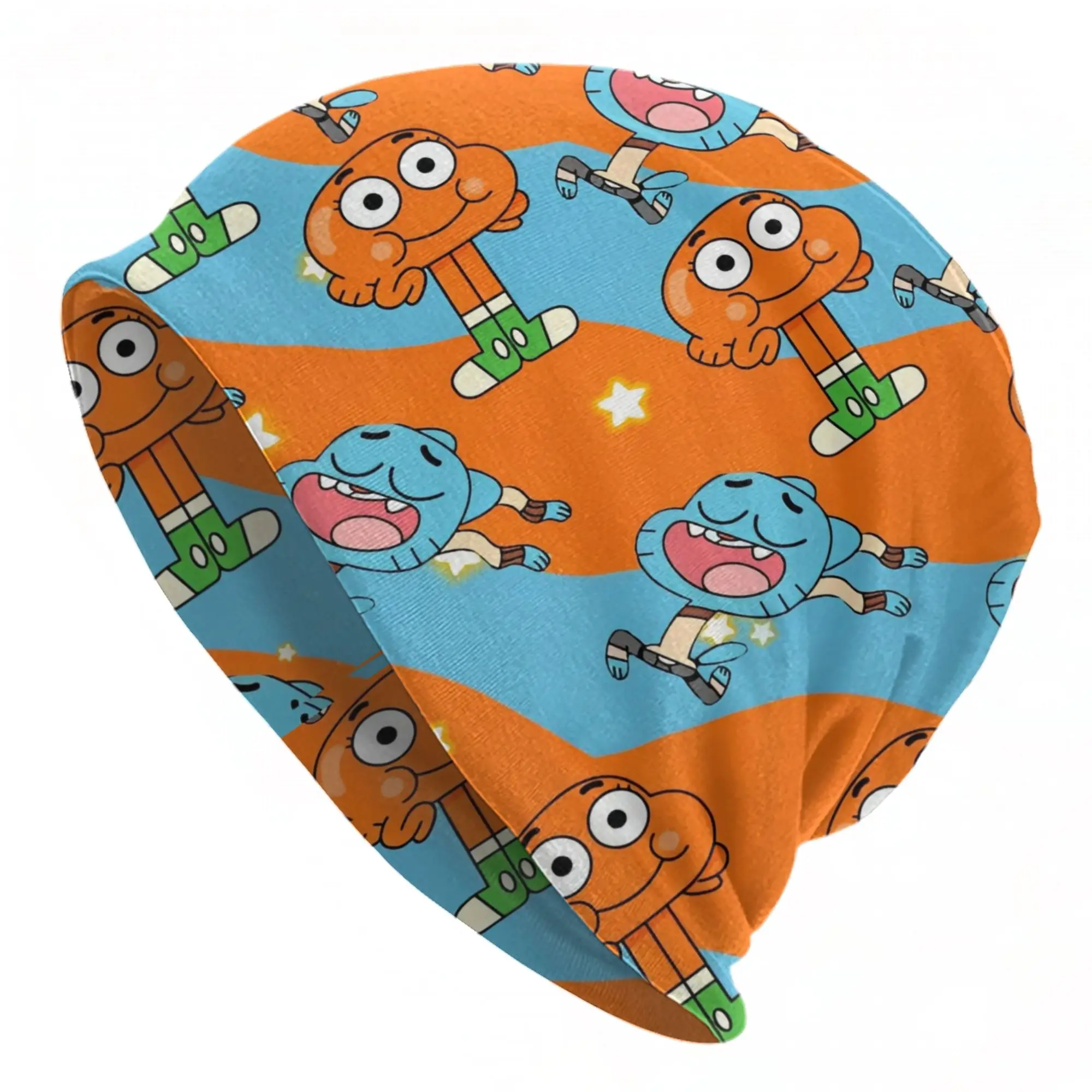Gum Ball Watterson Bonnet Hats Cool Outdoor Amazings Gumballs Skullies Beanies Hats Unisex Spring Dual-use Cap