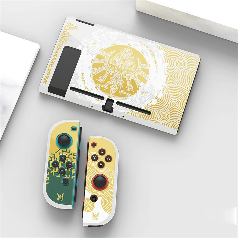 for Zelda Protective Case for Nintendo Switch OLED/Switch Console and Joy-Con Shock-Absorption and Anti-Scratch Hard PC Cover