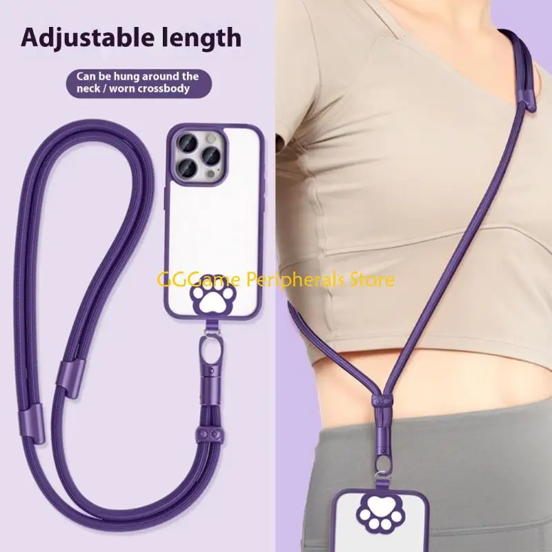U55B Multifunctional Anti Drop Phone Lanyard Featuring Lockable Fit for Camera Gadget