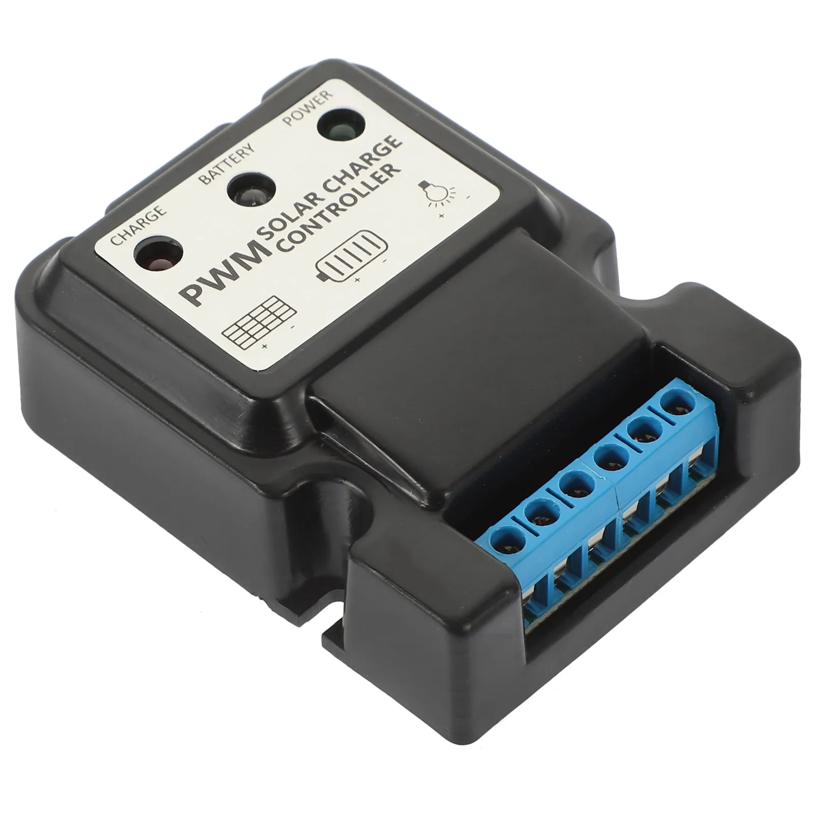 

Solar Charge Controller 6V 12V 10A PWM Panel Regulator Long St by Three Charging Protection Easy Install