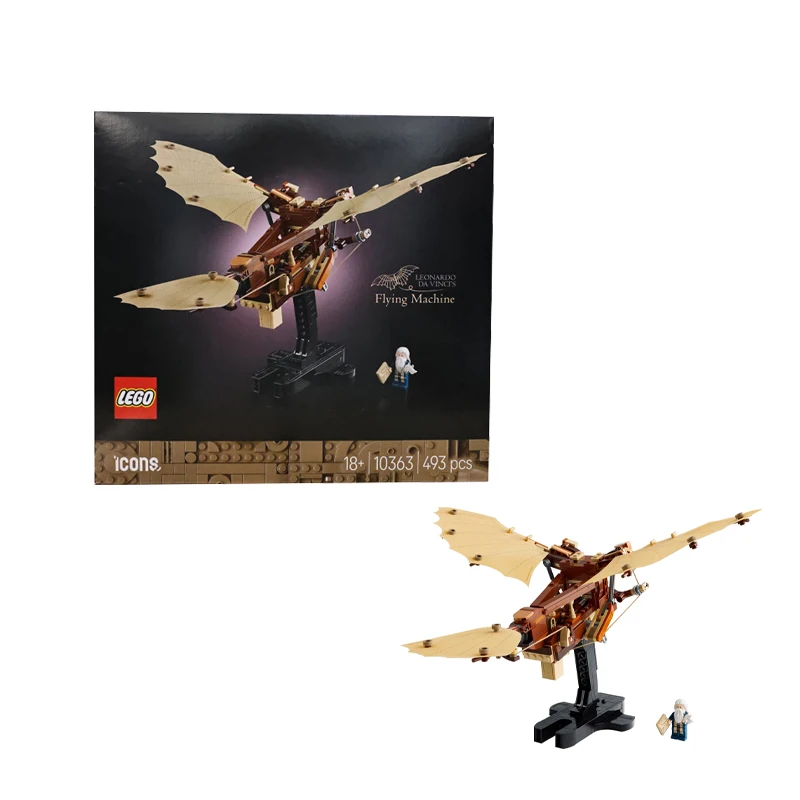 

Lego 10363 Orado Da Vinci Aircraft Icons Series 2025 New Building Blocks