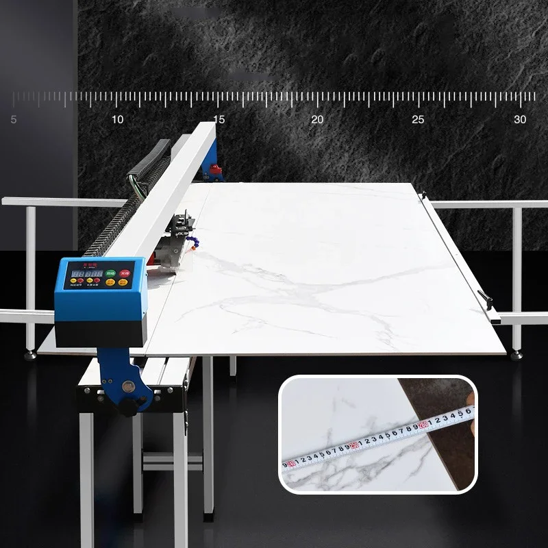 2300W Automatic Ceramic Tile Cutter Push Kn-ife Infr-ared Edging Chamfering Parquet Slotting Device 1250MM-1850MM