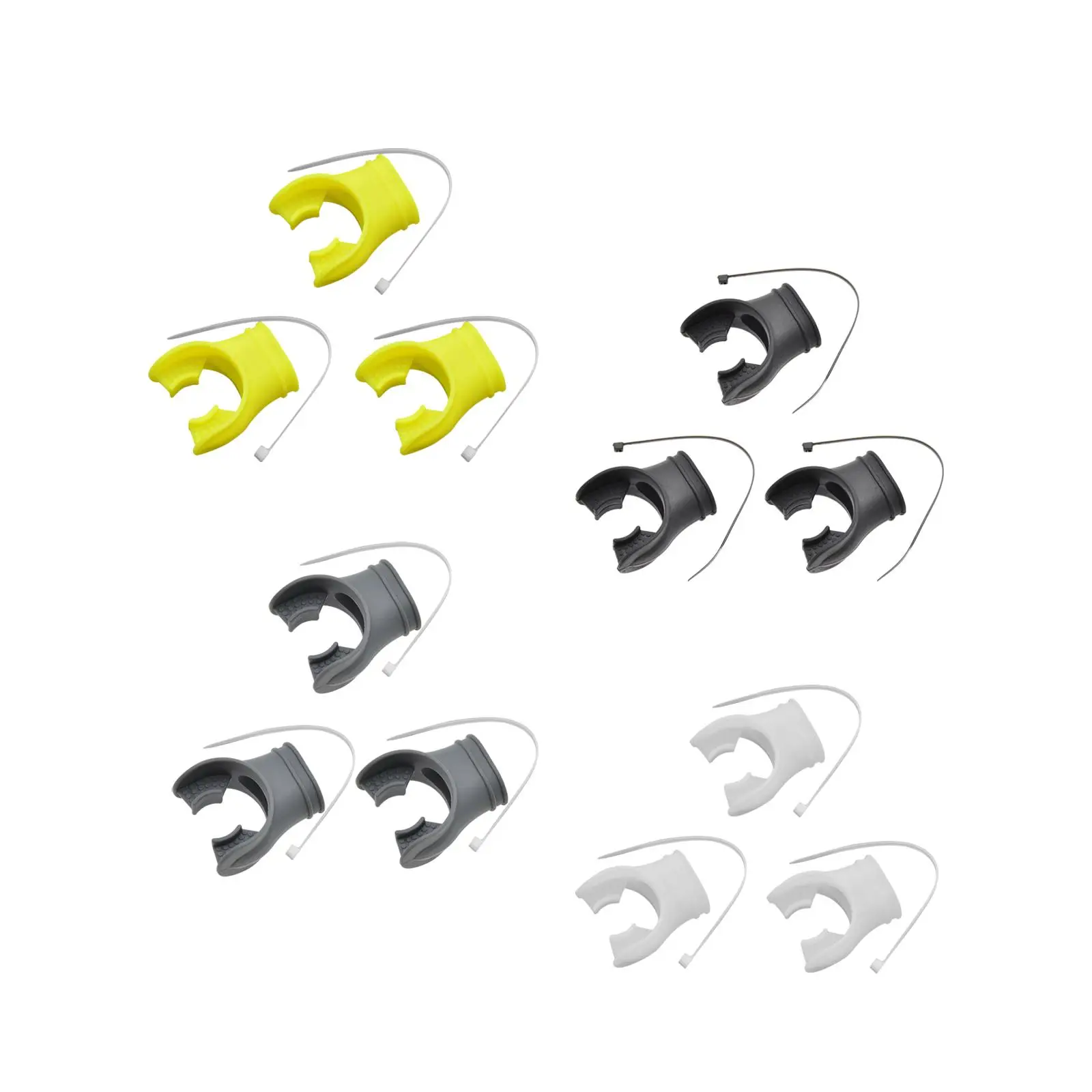 Ergonomic Dive Regulator Mouthpiece Soft Silicone Universal Snorkel Replacement Equipment Part for Scuba Accessories