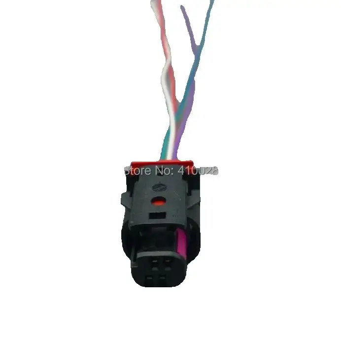 worldgolden 4 Pin/Way Connector For VW Passat Golf Hand-in-Hand Inductive Handle Wiring Harness Plug Pigtail 3C0 973 704
